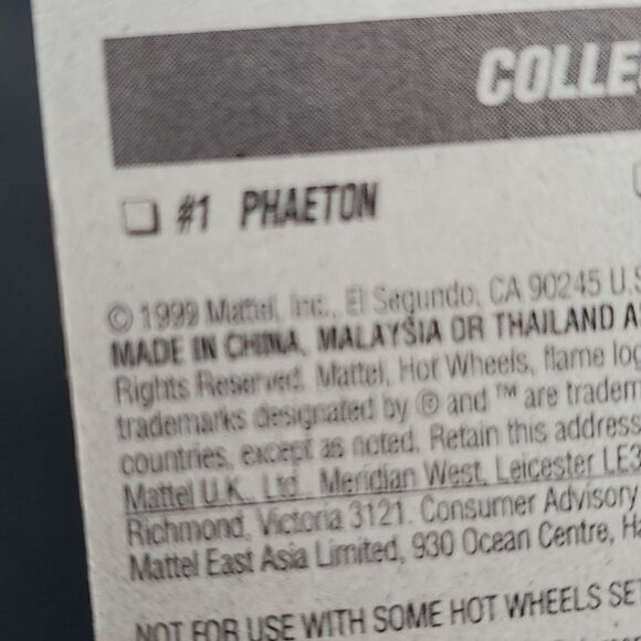 Hot Wheels Hot Rod Tail Dragger White Flames 26018 NIP - Picture 8 of 8